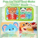 SNOWIE SOFT Busy Book for Toddlers 1-3 Montessori Quiet Animal Activities - Image 3