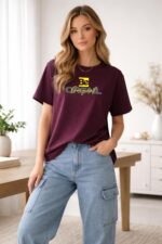 London Hills Women Cotton Printed T-Shirt Combo Pack of 3 | Loose Fit Half Sleeve Round Neck Graphic Tees for Girls & Ladies | Women’s Western Tops | Cute Trendy Print Summer Fashion T-Shirts - Image 8