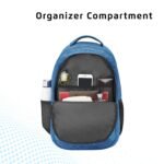 Safari Omega Spacious/Large 5 Compartment Laptop Backpack With Raincover, College Bag, Travel Bag For Unisex, Teal, 30 Litre - Image 6