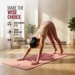 Wiselife tpe Printed 6MM Yoga Mat + Yoga Strap For Men, Women, Kids|Anti-Slip Extra thick, long & Wide Exercise Sports Mat For Workout, Fitness, Yoga, Gym, Home & Pilates (Botanical) - Image 4