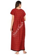 Kuruti B Sheets Cotton Nighty for Women — Printed Stylish Night Gown, Comfortable - Image 7