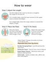 Superbottoms Basic Leakage-proof advanced cloth diapers for babies, High Absorbent 100% cotton 3 reusable diaper and 3 insert pad Combo Pack washable cloth diaper 3M -3Years Adjustable, Reduces Rash - Image 7