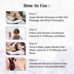 LA’BANGERRY Keratin Protein Hair Care Combo | Shampoo, Conditioner, Mask & Serum | Enriched with Almond Oil, Eucalyptus & Jojoba Oil for Smooth, Strong & Shiny Hair (Pack Of 4) - Image 4
