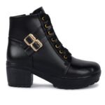 Longwalk Women Fashion Casual Boot High Ankle Heel for Girls Boot - Image 6