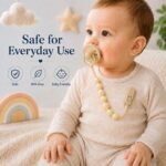 Artibetter Silicone Pacifier Clip Chain Set (2 Pcs) | BPA-Free Safe Baby Soother Holder with Strong Clip | Anti-Drop Pacifier Strap for Infants & Toddlers | Travel-Friendly Baby Accessory - Image 5