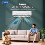 Carrier 1.5 Ton 3 Star Wi-Fi Smart Flexicool Inverter Split AC (Copper, Convertible 6-in-1 with Wi-Fi with Geo-Fencing, Smart Energy Display, 2026 Model, ESTER EDGE Gxi WiFi-CAI18EE3R36W1, White) - Image 13