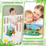 SNOWIE SOFT® Forest Cloth Books for Babies 0 to 3 Years, Sensory Book for Babies 6-12 Month with 3D Touch Feel High Contrast Dimensional, Built in Rustling Sound, Early Educational Waterproof Baby Toy - Image 5