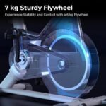Durafit91™ Pacer Spin Bike for Home Workout| 7 Kg Fly Wheel | 100 kg Max Weight Capacity | 5 Level Magnetic Resistance | Adjustable Seat & Handle bar | LCD Display - Image 4