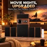 OBAGE CA-2 5.1 Home Theatre System, 400W Powerful Output, 10 Inch Woofer, 35Hz–15kHz Frequency Range, Virtual Surround Sound, HDMI & Bluetooth | Massive Bass & Clear Audio - Image 4