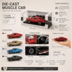 Fast & Furious 1:64 Scale Diecast Model Car, Premium Metal Body Mini Racing Vehicle, Sports Muscle Car Collectible Toy for Kids & Collectors - Image 5