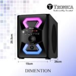 TRONICA Donald Upgraded PRO 7.1 65W Home Theatre System with RGB LED Lights, Remote Control, Bluetooth Speaker Set, FM, Pendrive,Smart TV Support - Image 5