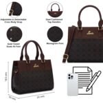 Lavie Women's Mono Salma Solid Satchel Bag for Women | Satchel Handbag for Work | Ladies purse | Stylish Shoulder Bag | Gift For Ladies - Image 4
