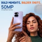 Lava Bold N4 Pro 5G (Opulent Lilac, 6GB RAM, 128GB Storage) | 50MP AI Rear Camera | 6000mAh Battery with 18W Fast Charge | 500K+ Antutu | IP64 Rated |Clean Android 16 | Free Service @ Home - Image 4