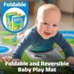 Waterproof Baby Play Mat 6x4 Feet | Alphabet & Cartoon Print Large Kids Crawling Mat for Infants, Toddlers | Reversible Foldable Baby Floor Mat for Play Area, Nursery & Learning & Activity - Image 5