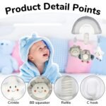 SNOWIE Soft Owl Cot Mobile for Babies 6-12 Months, Squeaky Device - Image 4