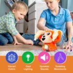 Gooyo GY-2029 Voice Control Banana Dancing Monkey Toy | Spinning, Rolling and Tumbling Toy for Kids with Bright LED Lights & Sound Effects | Assorted | 3xAAA Battery (Not Included) - Image 3