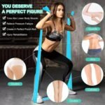 Medgears Resistance Exercise Band for Workout, Stretching & Yoga | Natural Latex Thera Band for Home Gym, Strength Training, Pilates & Physiotherapy | Fitness Band for Men & Women– 5 Feet Each (Blue) - Image 2