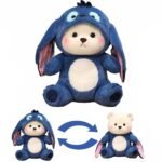 Softdreams Soft Plush Toy for Kids – Cute Stuffed Animal Soft Toy – Soft Cuddly Toy for Baby Boys & Girls, Return Gift & Room Décor - Full Hooded Blue Teddy Bear 30cm - Image 3