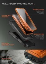 SUPCASE for iPhone 18 Pro Max Case/ 17 Pro Max Case, Belt Clip, Coral - Image 6