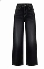 KOTTY Women’s Wide Leg Denim Jeans | Loose Fit High Rise Baggy Style Jeans for Women - Image 3