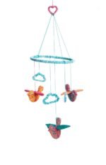 Chalk & Chuckles Art & Craft Kit for Kids, Make Your Own Yarn Bird Hanging - Image 8