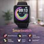 MARVIK Smart Watch for Kids, Men, Boys, Girls, and Women, D20 Plus 2025, Latest for Android and iOS Phones, IP68 Waterproof with Daily Activity Tracker, Heart Rate Sensor, Sleep Monitor Watch - Black - Image 2