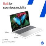 HP 15 Smartchoice, AMD Ryzen 3 7320U (8GB LPDDR5, 512GB SSD) FHD, Anti-Glare, Micro-Edge, 15.6''/39.6cm, Win11, M365 Basic(1yr)* Office24, Silver, 1.59kg, fc0500AU, FHD Camera w/Privacy Shutter Laptop - Image 8