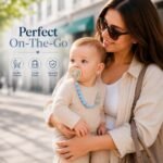Artibetter Silicone Pacifier Clip Chain Set (2 Pcs) | BPA-Free Safe Baby Soother Holder with Strong Clip | Anti-Drop Pacifier Strap for Infants & Toddlers | Travel-Friendly Baby Accessory - Image 7