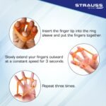 Strauss Finger Stretcher | Hand Strengthener for Carpal Tunnel Relief and Grip Strength | Silicone Finger Gripper and Finger Stretcher | Ideal for All Skill Levels | Set of 3 - Image 3