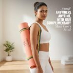 Wiselife tpe Printed 6MM Yoga Mat + Yoga Strap For Men, Women, Kids|Anti-Slip Extra thick, long & Wide Exercise Sports Mat For Workout, Fitness, Yoga, Gym, Home & Pilates (Botanical) - Image 6