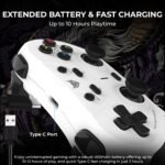 EvoFox One S V2 Universal 3-Mode Wireless Gaming Controller,1000Hz HallSense™ Precision Joysticks, BT, 2.4GHz & Wired, Macros, Fast Type-C Charging, PC, Mobile, Android TV, PS4 & Console Gaming - Image 6