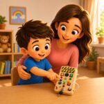 Busy Board for Toddlers | Montessori Toy with Switches, Buttons & Activities | Portable Wooden Busy House | Educational Toy for Baby Boys & Girls Age 2 3 - Image 2