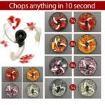 Xmart India Chopper for Kitchen Use, 900ml Push Chopper with 5 Blades, Vegetable Cutter Kitchen Accessories Items for Home Cutting Vegetables, Onion, Ginger, Garlic, Salad, Tomato, Potato (Pista) - Image 5