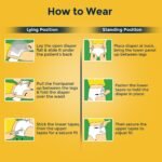 KareIn Overnight Adult Diaper Tape XL Size, Extra Large, Waist-127-165 cm 50'-65', 10 Unit, Long Protection Hour, Unisex, Quick & Even Absorption, AloeVera, Leakproof, Odor Control, Wetness Indicator - Image 6