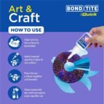 Bondtite Quick Art & Craft Glue, 10g | High-Viscosity, Non-Drip Adhesive | Clear Finish, Repositionable Glue for DIY Craft Projects, Home & School Use - Image 6