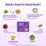 Good Monk Multivitamin for Kids, Men & Women | Clinically Proven to Improve Energy, Immunity, Gut Health | With Probiotics, Fibre, Vit B12, C, D, Iron, Zinc | Add To Food - No Taste Change | 15 Sachet - Image 4