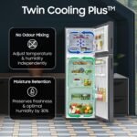 Samsung 350 L, 3 Star, Convertible 5-in-1, Digital Inverter, Frost Free Double Door, WiFi Bespoke AI Refrigerator (RT38HG5A23S8HL, Silver, Elegant Inox, 2026 Model) - Image 9