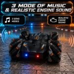 GRAPHENE 4X4 Remote Control Drift Stunt Car 4WD Racing Fall Resistant RC Car 360° Rotating Dual Sided Climbing High-Speed Tumbling Cross-Country Battle Off Road Rechargeable Adults Boy Girl - Image 5