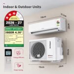Hitachi Smart Choice 1 Ton 3 Star, New Star rated, Inverter Split AC (Copper, 4 Way Swing, ice Clean, EEV Precision- Higher Performance Cooling, RAS.G312PCDIBS, White) - Image 7
