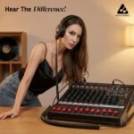 Audio Array AM-Mix10 10-Channel Hybrid Mixer with 10 Analog + 1in/2out USB Interface, 48kHz/16-Bit DSP, +48V, AUX Sends, DSP FX, XLR Out for Live, Studio & Podcast - Image 7