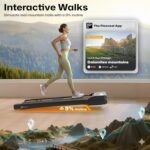Flexnest Flexpad EZ 3HP Walking Pad Treadmill for Home Use | Compact Ultra-Slim | Smart Bluetooth App + Remote | Shock Absorption | LED Display | 9% Incline | 100kg Capacity - Image 4
