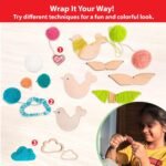 Chalk & Chuckles Art & Craft Kit for Kids, Make Your Own Yarn Bird Hanging - Image 6