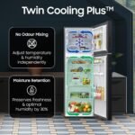 Samsung 330 L, 3 Star, Convertible 5-in-1, Digital Inverter, Frost Free Double Door, WiFi Bespoke AI Refrigerator (RT34HG5A23BXHL, Luxe Black, 2026 Model) - Image 9