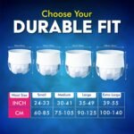 Lifree Durable Absorb Adult Diaper Pants | Size L | 35–49 Inches | Durable with Heaviness Guard | Soft Fit Waistband | High Absorption Up to 12 Hours | Breathable Waistband | Easy to Wear | 10 Count - Image 3