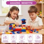 TOYZTREND Expert Master Building Blocks for Kids, 200 Interlocking Pieces. let Your Kid Make Everything he/she Dreams of. Improves Logical Thinking and Cognitive Skills of Kids (Multicolour) - Image 3
