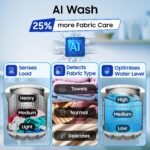 Samsung Smart Choice 10 Kg, 5 Star, AI Wash, AI Energy Mode, Wi-Fi, Ecobubble, AI VRT+, Soft Closing Door, Digital Inverter, Fully-Automatic Top Load Washing Machine (WA80F10E2LTL, Lavender Gray) - Image 4