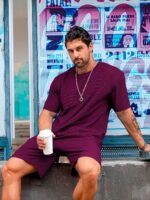 Vogaan Men's T-Shirt and Shorts Set | Top & Shorts Night Suits Set | Night Wear for Men - Image 4