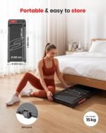Sparnod Fitness STH-3002 3HP Peak Walking Pad Treadmill for Home Use | Compact, Ultra-Slim, Ready to Use | Shock Absorption | LED Display | 7% Manual Incline | 110 Kg Capacity - Image 8