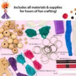 Chalk and Chuckles Keychain Dolls Art and Craft Kit for Girls 9-12 Years - Image 5