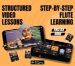Radhe Flutes | PVC Fiber | C Natural | Right Handed | Black & Orange Threads | Assorted Colours for Velvet Cover + Complete Flute Beginners Online Course In Hindi and English - Image 9